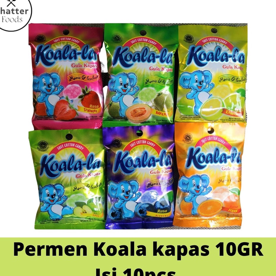 

Kirim Sekarang MANISAN / PERMEN GULA KAPAS LA LA KOALA-LA 10sachet / KOALA KOALALA 10SACHET / HALAL