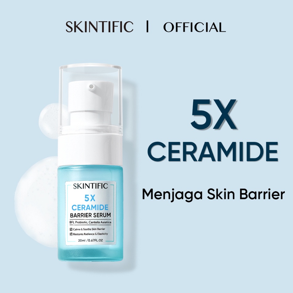 Code d2D7p SKINTIFIC - 5X Ceramide Skin Barrier Serum Scientific Power Essence Facial Skin Serum 20ml