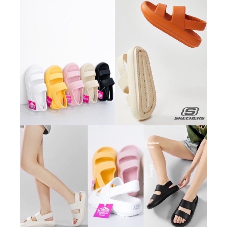 TERPERCAYA. Sandal Skechers Wanita Sandal Skechers Slip On Sandal Skechers Eva Pyhlon