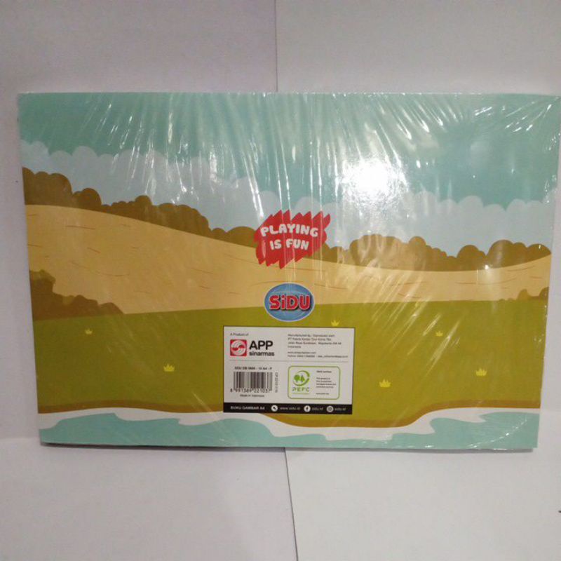 

RB BUKU GAMBAR SIDU A4 10 lembar, 5 buku, 20x30 cm / pack