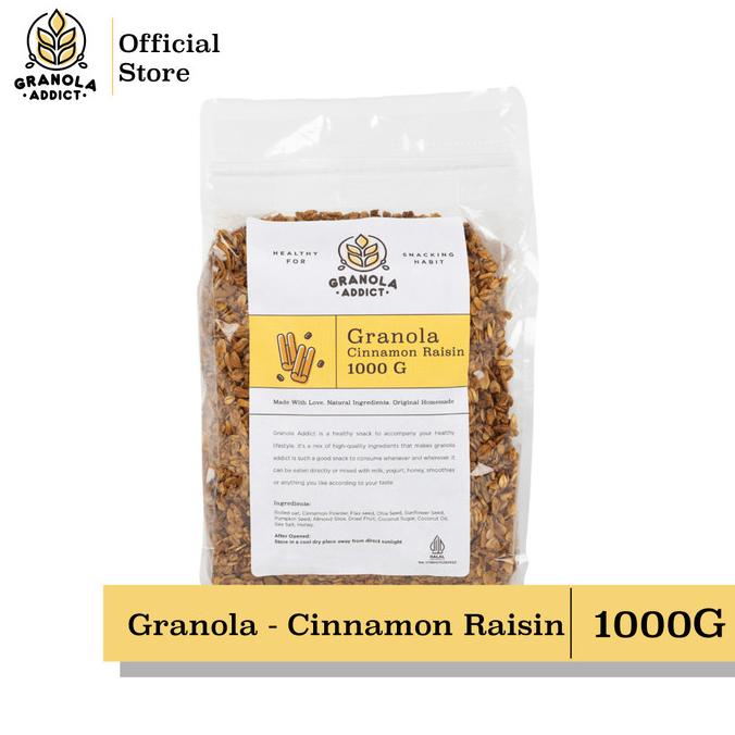 

Granola Addict - Cinnamon Raisin 1000G (1KG)