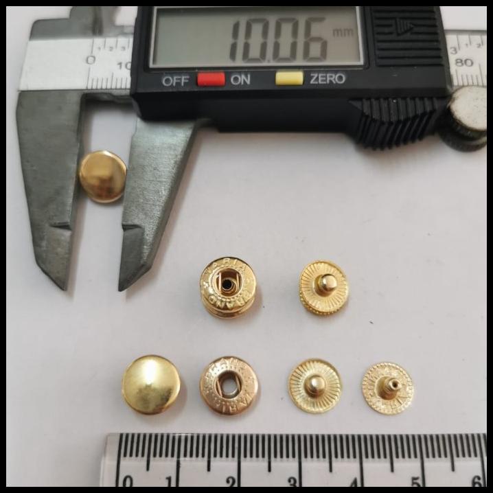 Best Seller Kancing Cetet Besi 10Mm / Kancing Cetet 230 Gold / 5Gross