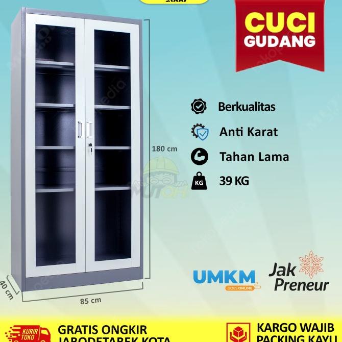 

Sale Now Lemari Arsip Lemari Besi Filling Cabinet - Pintu Kaca Swing Tarik Stok Terbatas