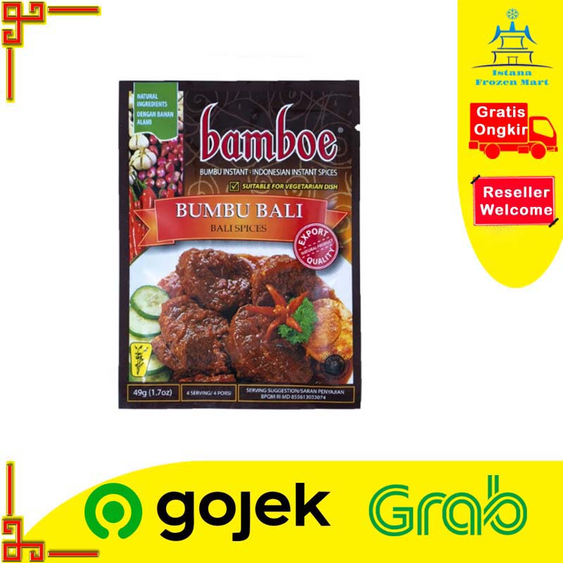 

Bumbu Bali BAMBOE Bumbu Masak Instan 49 GR