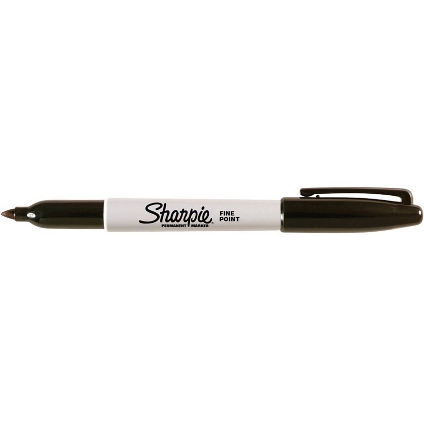 

0U38 Sharpie Fine Point Permanent Marker - Black - Satuan 7171