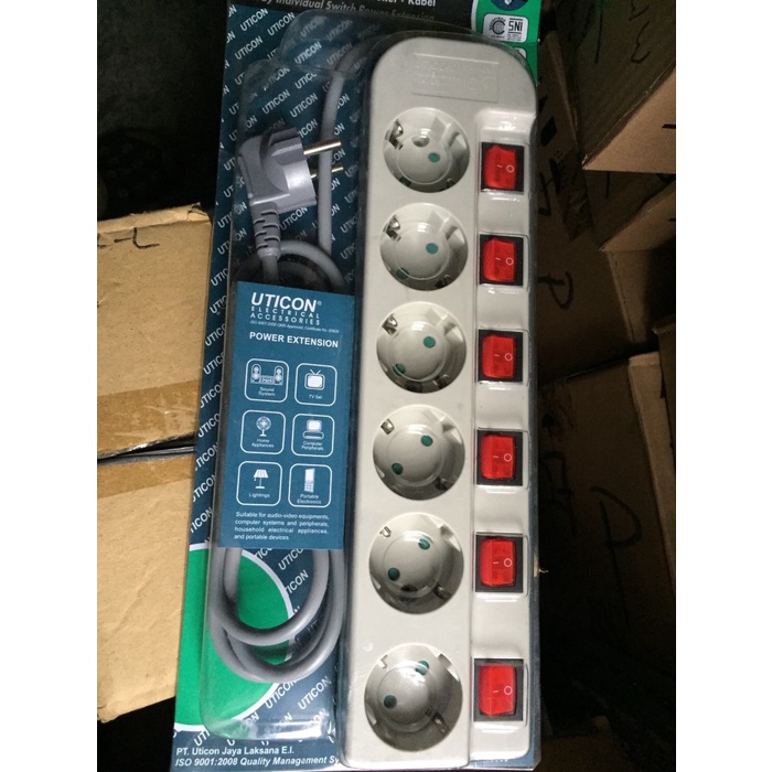 Stop Kontak On/Off Isi 6