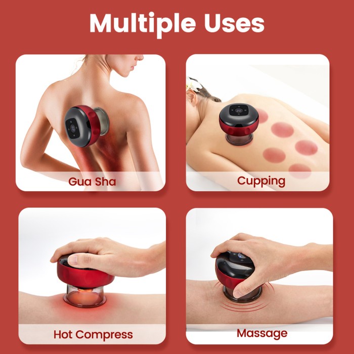 Terlaris Alat Perangkat Bekam Listrik Electric Vacuum Cupping Massage