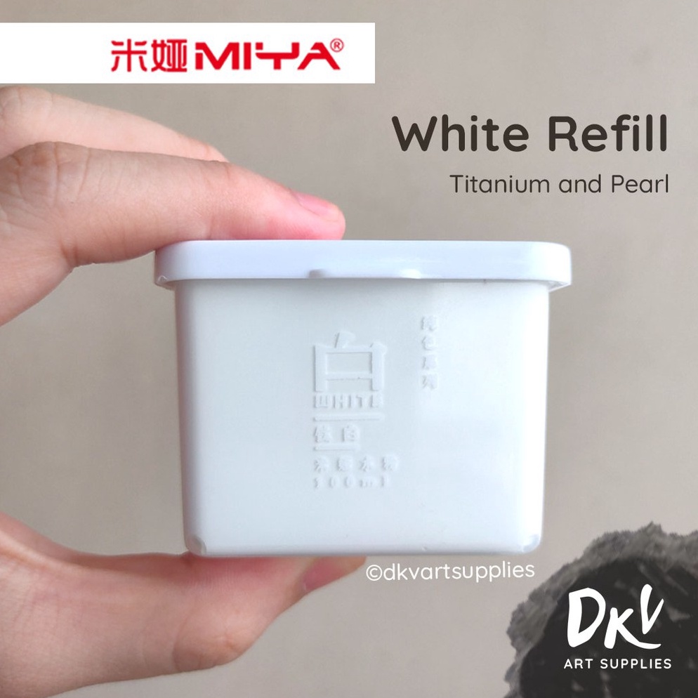 

[GJQ] Miya Himi Cat Gouache White Putih Refill 100ml 100 ml ➚Terlaris