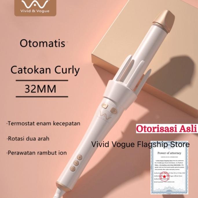 catokan curly otomatis Vivid Vogue magic curler 32MM