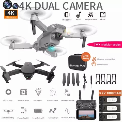DRONE E88 PRO KAMERA ORIGINAL