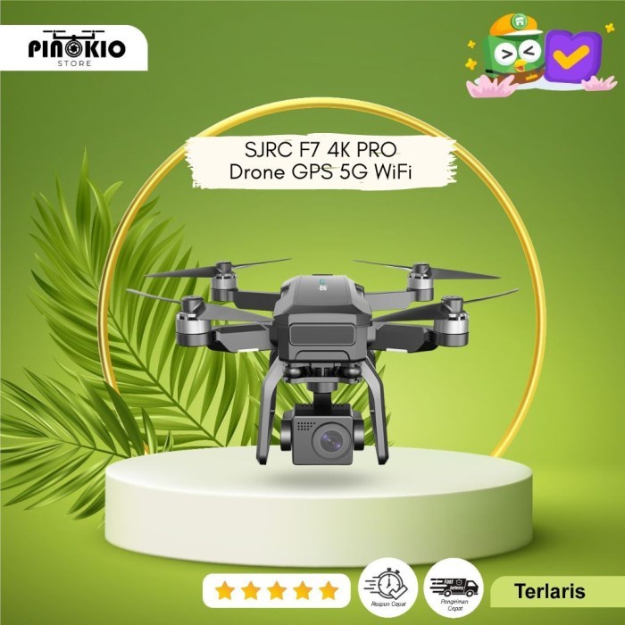 SJRC F7 4K PRO DRONE GPS 5G WIFI 3 AXIS GIMBAL EIS CAMERA- 2 BATTERY ORIGINAL