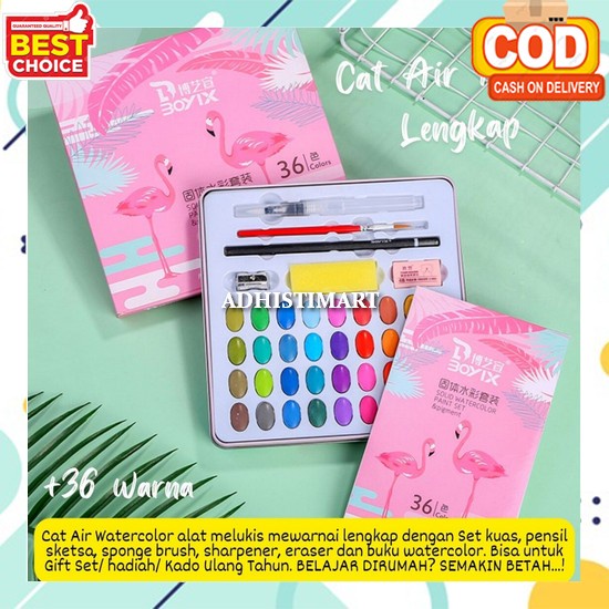

Watercolor Set Art Watercolour Painting Padat Cair Cat Lukis Kanvas Murah Dan Bagus Cat Air Lukis Lengkap Water Color Set Cat Air Anak Set Lengkap Non Toxic Tidak Beracun Lengkap Semua Warna Cat Air Anak Set Lengkap Kuas Lukis Watercolor Painting Kit