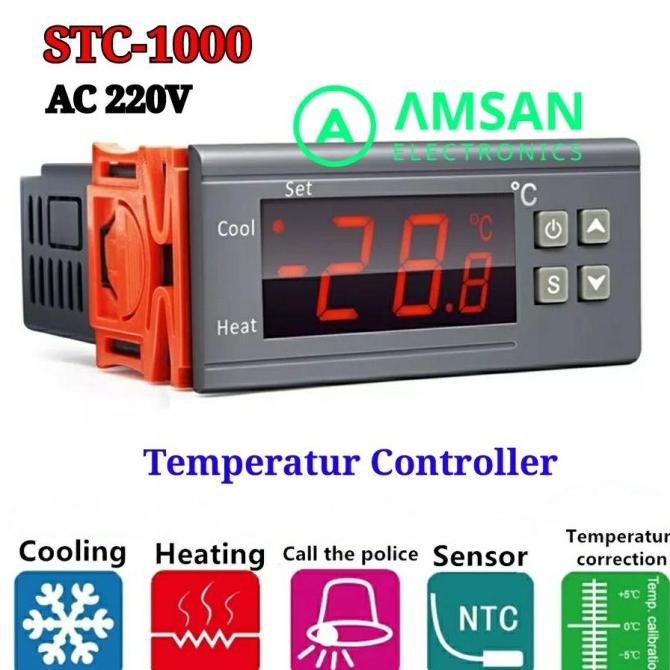 STC 1000 Pengatur suhu mesin tetas temperatur controller penetas telur