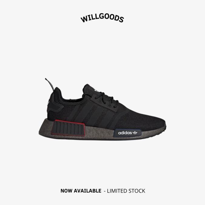 Adidas NMD R1 Core Black Men Original Resmi BNIB