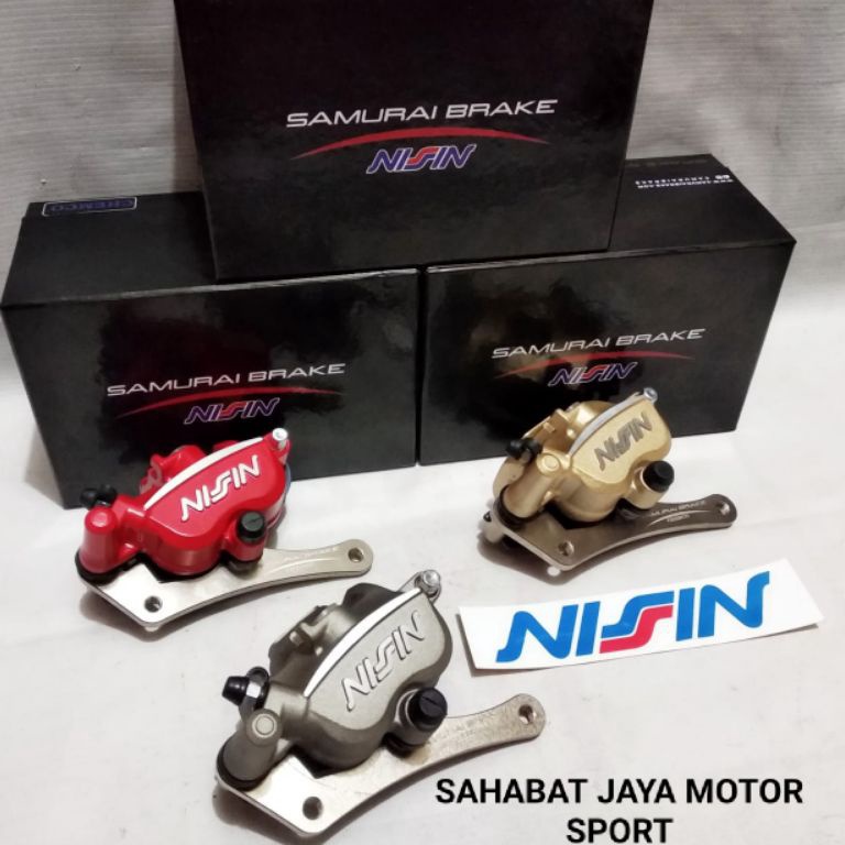 Menarik.. Kaliper Depan Nissin Samurai 2 Piston Beat Karbu Beat Fi Scoopy Karbu Scoopy Fi Vario 125 