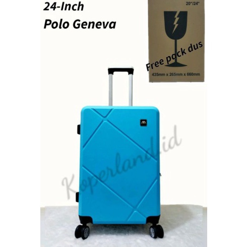 TREN TERBARU KOPER 24inch KOPER FIBER POLO  RODA EMPAT TIDAK MUDAH PECAH