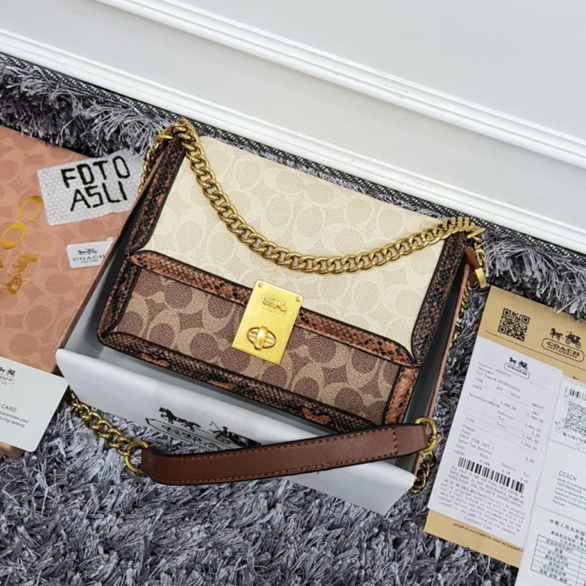 Harga Termurah.. C¤ACH Hutton Shoulder 8801 Kombi SnakeSkin Ada no Seri ((Free GantunganSarung+Bubbl
