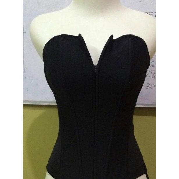 bustier longtorso dalaman kebaya tulang 9 vneck