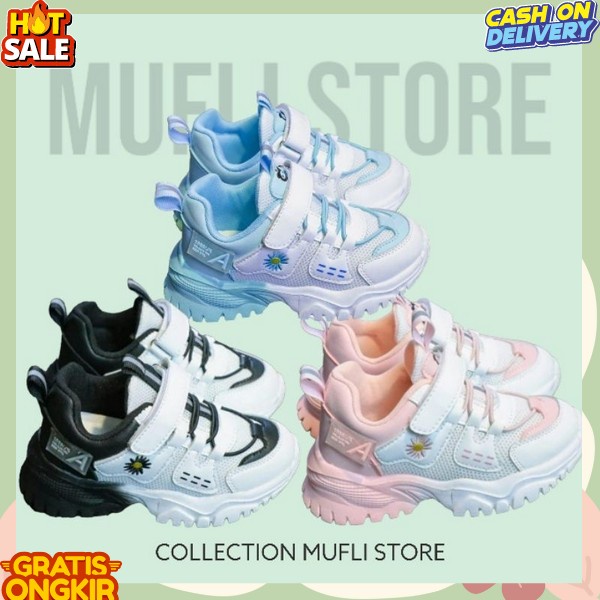 Terbaru 2023 Sekolah Korean Style Babyfit Sepatu Anak Sneakers Swpatu Sekolah Spatu Laki Laki Anak L