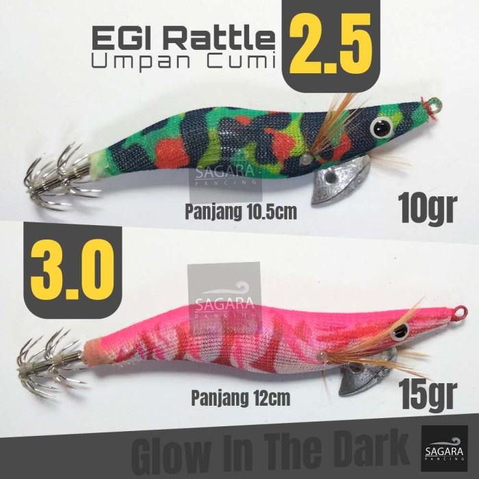 Bestseller Umpan Cumi Umpan Egi Rattle Egi Eging