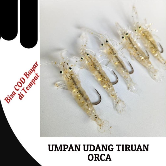 Bestseller Umpan Udang Tiruan/Palsu Orca - Toko Hobii