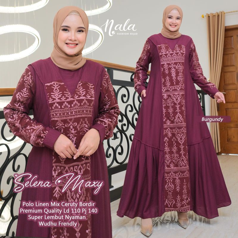 SELEA MAXI/ DRES POLOS BRUKAT PREMIUM ORI NALA