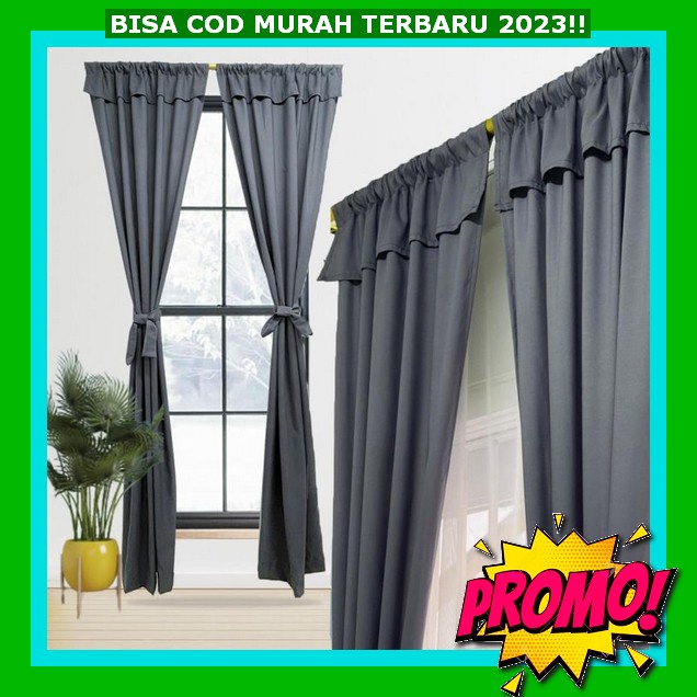 Hordeng Jendala Aesthetic Bisa Cod Korden Jendela Minimalis Kordeng Murah Grden Polosan Gorden Jende