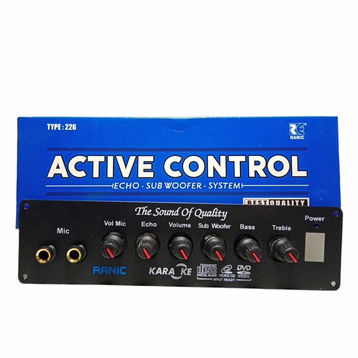 TONE CONTROL MIC ECHO SUBWOOFER PANEL RANIC 226