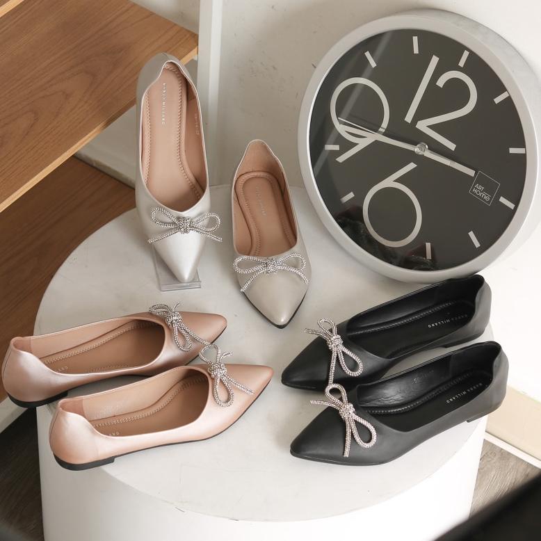 Update Nanda Millano - Sepatu Balet Wanita Flat Shoes Wanita Pita 2023