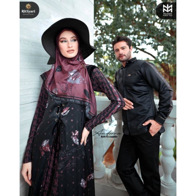 [RITZ SYAR'I] GAMIS SYARI / DRESS SET " ANDORRA " By Ritz Syar'i
