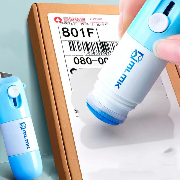 

✫Ready Stok✡➻ QZHDP 99KHOME Box Opener Roller Stamp Cutter / Pembuka dan Penghapus Resi Paket H348 J79 ➧Promo