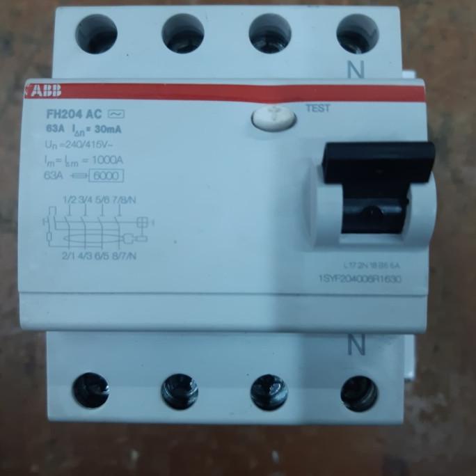 Elcb /Rccb 63A 3 Phase 30Ma Abb Original