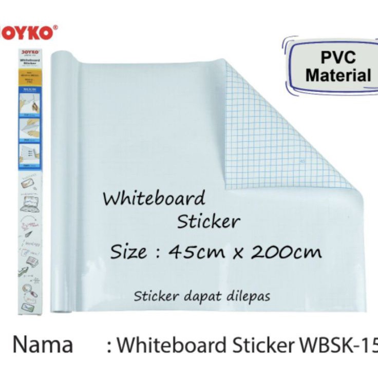 

↓Kirim Langsung IE8ZL Stiker Papan Tulis Putih Whiteboard Sticker Joyko WBSK-150 E55 Harga Murah