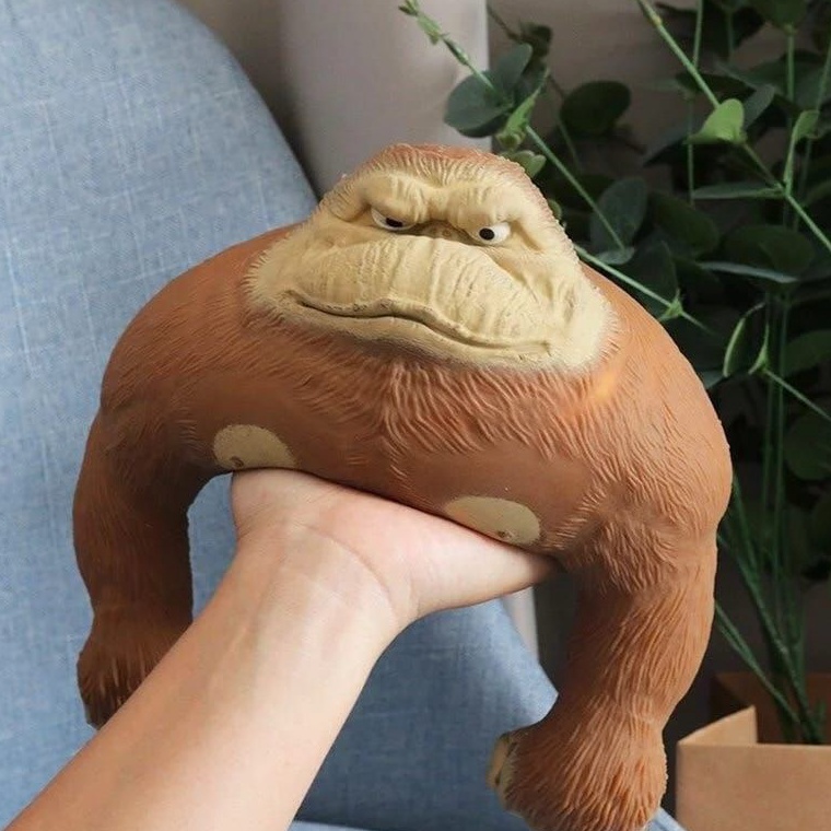 ➶ hokkiterus21⭐⭐⭐⭐⭐ SQUISHY KINGKONG squishy gorilla squishy monkey squishy monyet squishy lempar Ju