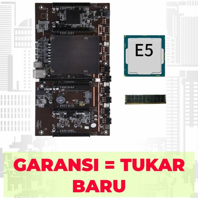 Motherboard Mining BTC X79 BTC79X5 Pilih Bundling Procesor Ram