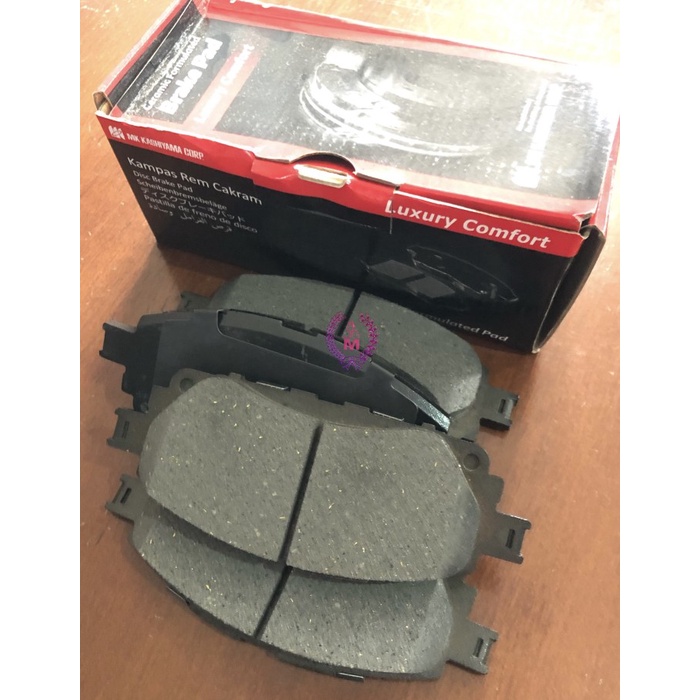 Brake Pad Kampas Kanvas Rem Cakram Depan Innova Reborn Matic Manual