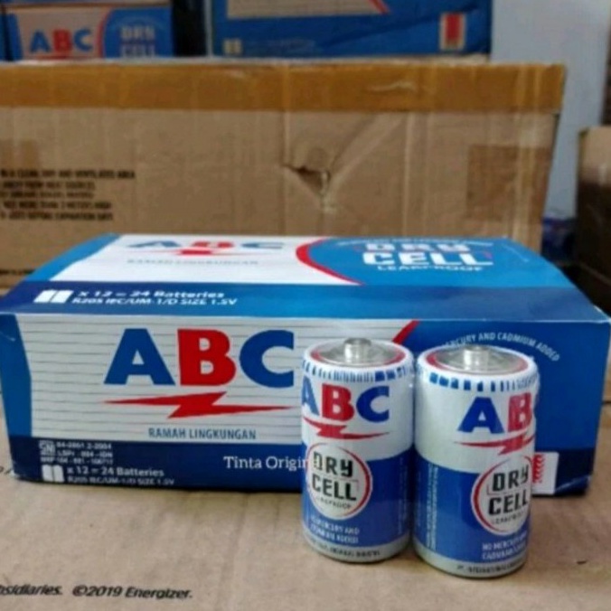 Terbaru.. Batu Baterai Baterei Batre Batere Battery C Tanggung R14 ABC BIRU (Box isi 24 PCS) 7E7