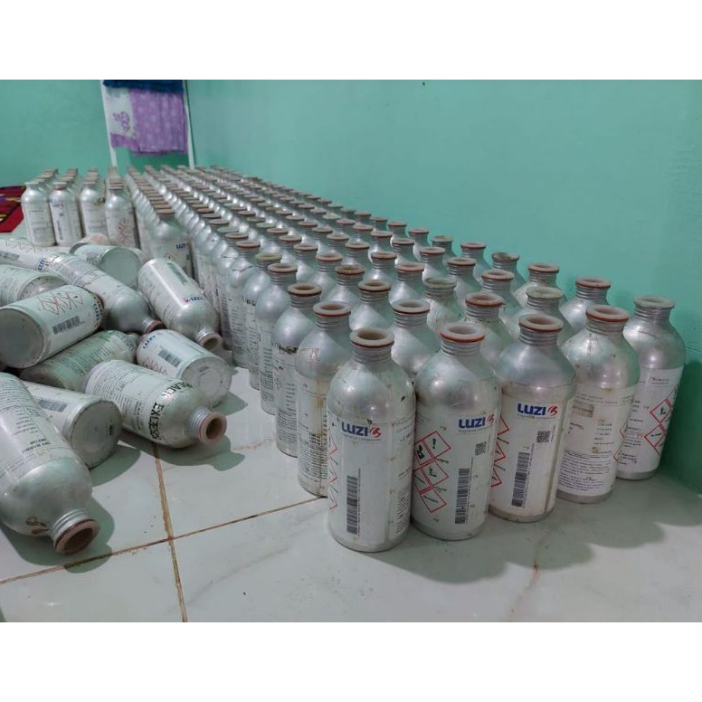 Buruan Serbu botol kaleng bibit parfum bekas luzi 500 ml BN0