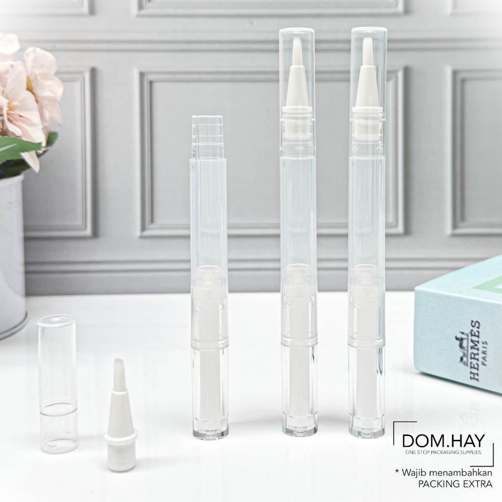 

UVD BOTOL LIP GLOSS KOSONG TWIST PEN BRUSH NAIL POLISH BOTOL KUTEK DOUBLE BRUSH PEN KEMASAN KOSMETIK