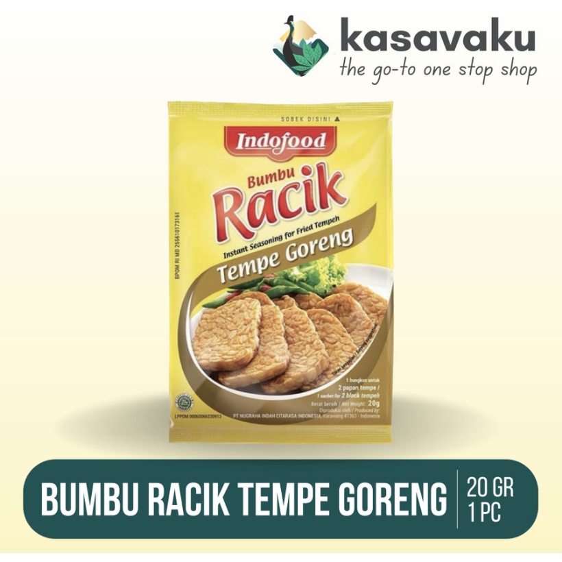 

Indofood Racik Bumbu Instan Tempe Goreng 10 x 20 gr (1 renceng isi 12 sachet)