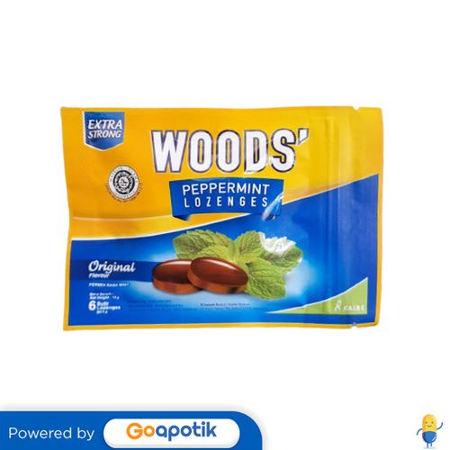 

Woods Permen Mint Original Sachet 15 Gram