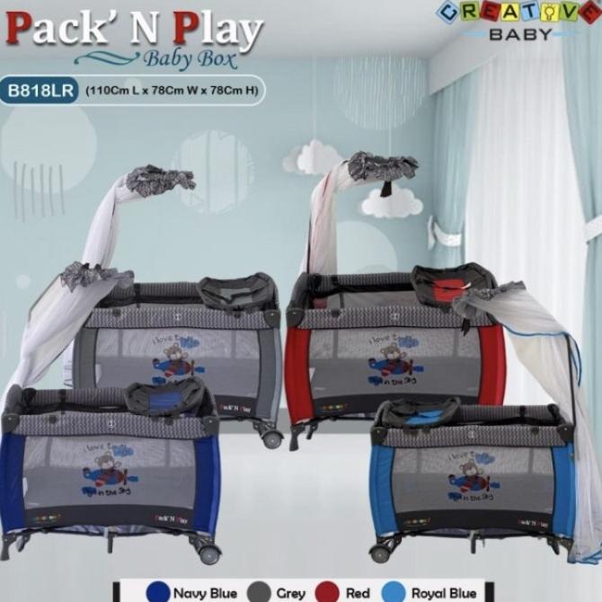 Box Pliko Creative Baby 818 LR Tempat Tidur Bayi