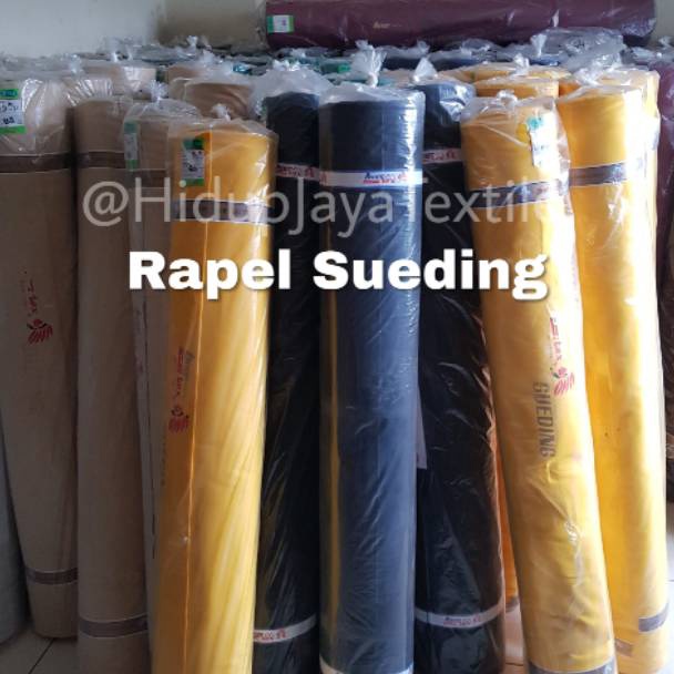 ➴ Kain Denim Rafel Rapel Raphel Sueding per yards [ECERAN/GROSIR]  Bahan Topi Tas Jaket TERMURAH ✾ ❇