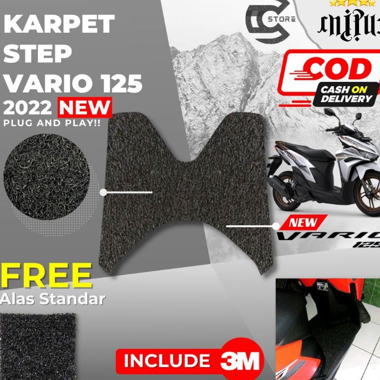 ➡ADD Karpet VARIO 125 New 2022 / Karpet Mie VARIO 125 New / Alas Kaki New VARIO 125 / VARIO 125 2022