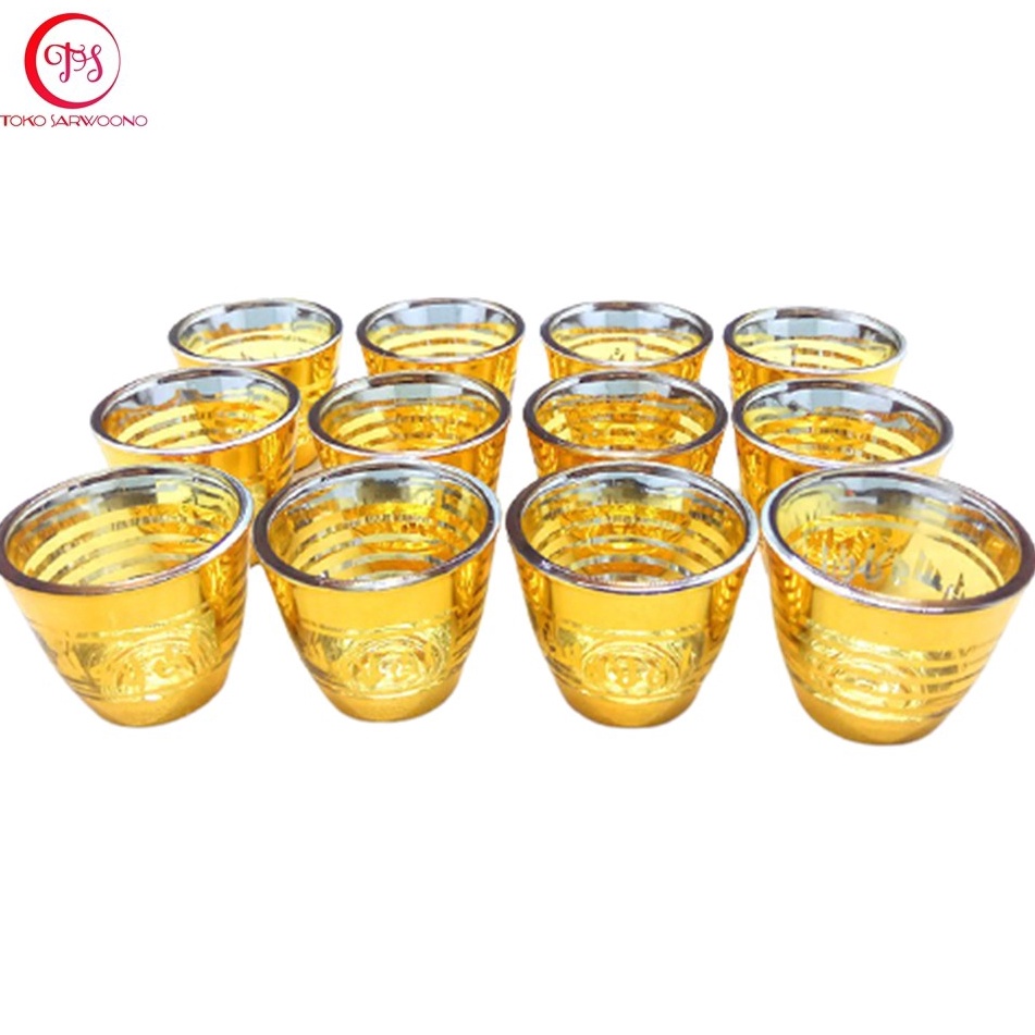 ー Gelas Cucing Air Zamzam - Glass Kecil 1 Lusin e Kualitas Premium ♚.