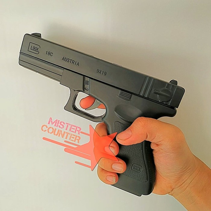Korek Api Pistol Glock / Korek Gas / Pistol Korek Api / Korek Unik