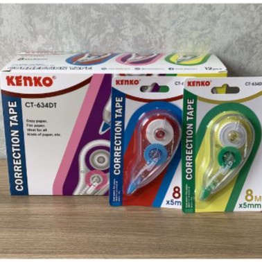 

Kenko Correction Tape / Tip-Ex / Box Isi 12 Pcs