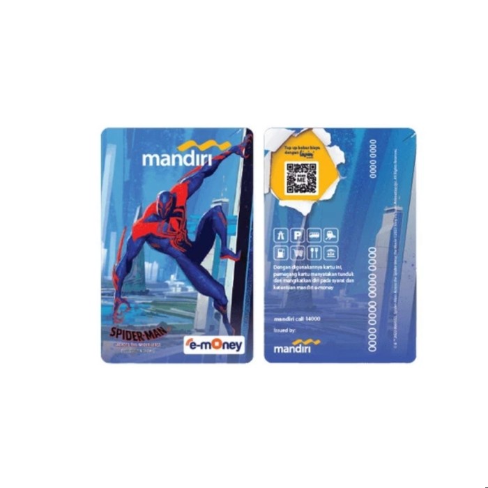 

Terlaris Emoney E Money Toll Mandiri Karakter Spiderman Standing Not Flazz Bca