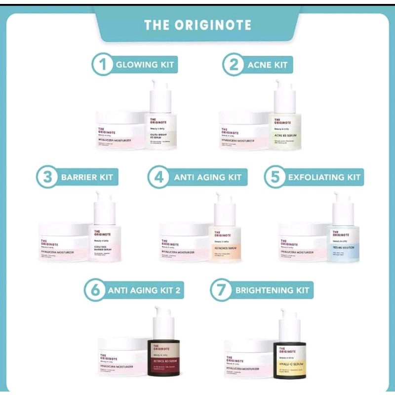 The originote HYALUCERA Moisturizer  Gel dan serum /the originote moisturizer/the originote retinol 