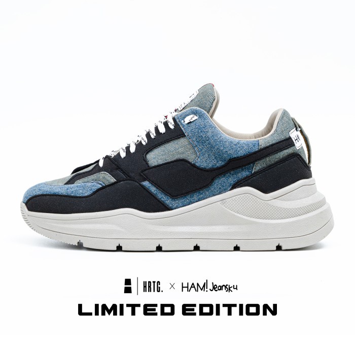 {ShoesStore} HEIDEN HERITAGE [HRTG] - ZEPHYR x HAM IVORY - AZURE SKY  Sepatu Pria - 39 Berkualitas